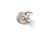 KOHLER K-13113 Pinstripe Robe hook, vibrant brushed nickel