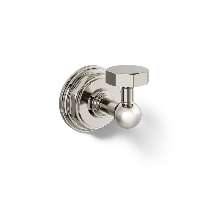 KOHLER K-13113 Pinstripe Robe hook, vibrant polished nickel - view 4