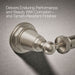 KOHLER K-13114 Pinstripe Toilet paper holder, vibrant brushed nickel - view 5