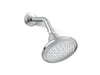KOHLER K-13137 Pinstripe Single-function Showerhead, 2.5 GPM, polished chrome