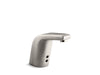 KOHLER K-13461 Sculpted Touchless single-hole lavatory faucet with Insight sensor technology, DC-powered, 0.5 gpm,...