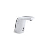 KOHLER K-13463 Sculpted Touchless single-hole lavatory faucet with Insight sensor technology, AC-powered, 0.5 gpm,...