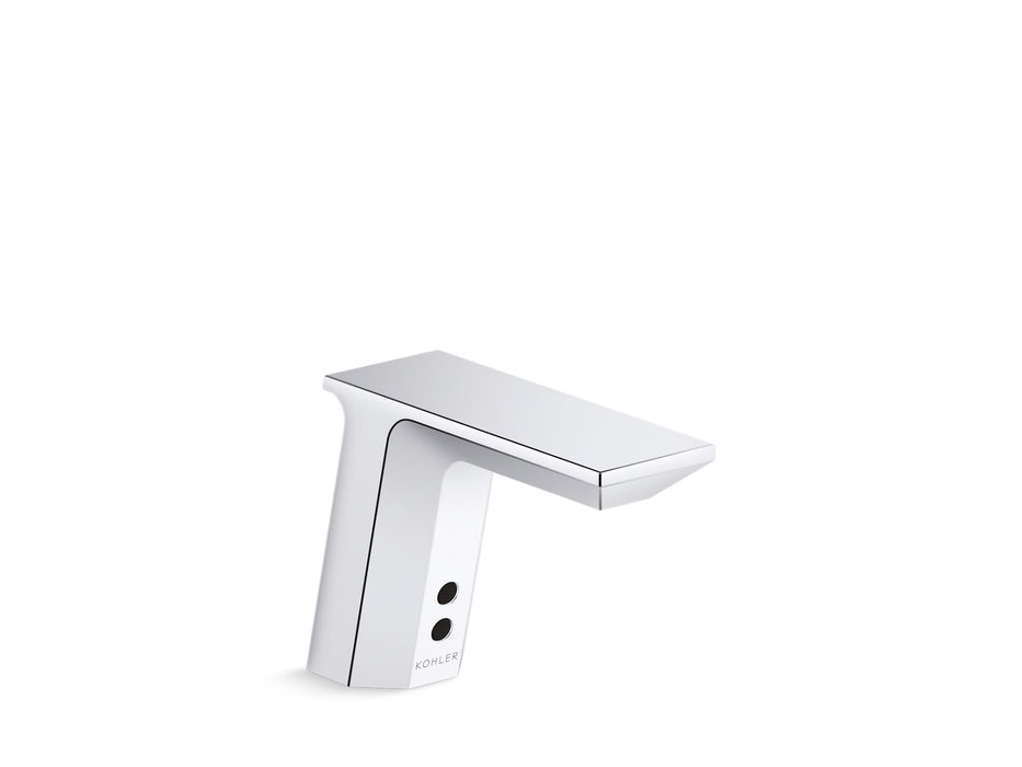 KOHLER K-13467-SATA Geometric Touchless single-hole lavatory faucet with Insight sensor technology, DC-powered, less...