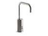 KOHLER K-13472 Gooseneck Touchless single-hole lavatory faucet with Insight sensor technology and temperature mixer,...