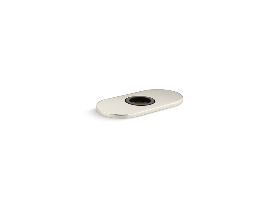 KOHLER K-13478-A 4" escutcheon plate for Insight and Kinesis faucet, vibrant polished nickel