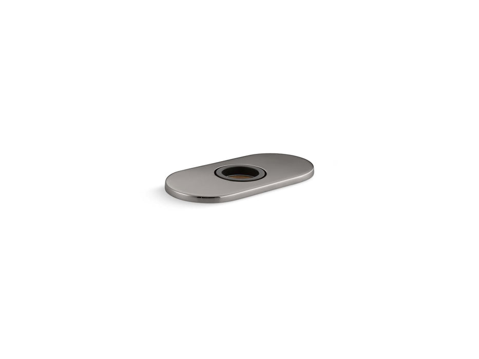 KOHLER K-13478-A 4" escutcheon plate for Insight and Kinesis faucet, vibrant titanium