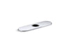 KOHLER K-13479-A 8" escutcheon plate for Insight and Kinesis faucet, polished chrome
