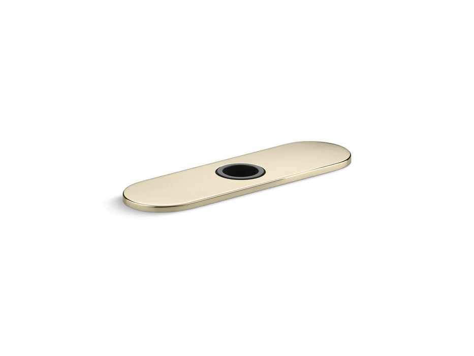 KOHLER K-13479-A 8" escutcheon plate for Insight and Kinesis faucet, vibrant french gold