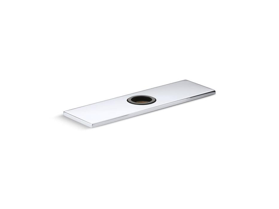KOHLER K-13479-B 8" escutcheon plate for Insight and Kinesis faucet, polished chrome