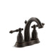 KOHLER K-13490-4 Kelston Centerset bathroom sink faucet, oil rubbed bronze