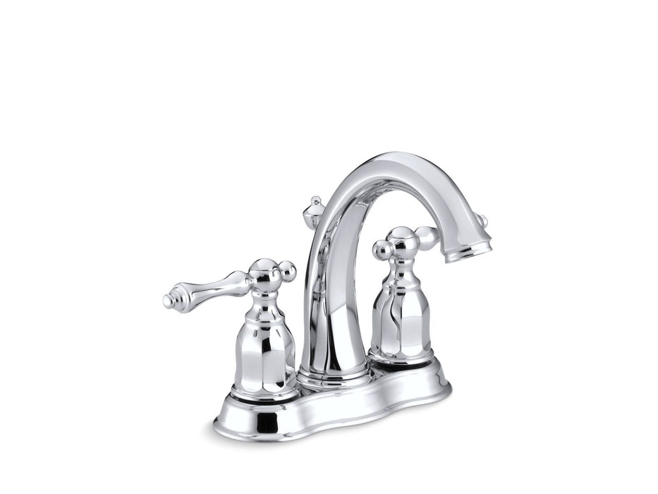 KOHLER K-13490-4 Kelston Centerset bathroom sink faucet, polished chrome