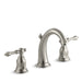 KOHLER K-13491-4 Kelston Widespread bathroom sink faucet, vibrant brushed nickel