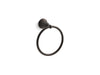 KOHLER K-13507 Kelston Towel ring, oil rubbed bronze