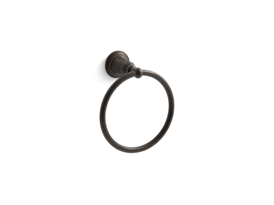 KOHLER K-13507 Kelston Towel ring, oil rubbed bronze