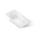 KOHLER K-1357-H Devonshire 60" x 32" drop-in whirlpool bath with and heater, white