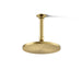 KOHLER K-13688 Contemporary Round 8" single-function rainhead, 2.5 gpm, vibrant brushed moderne brass