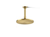 KOHLER K-13688-G Contemporary round 8" single-function rainhead, 1.75 gpm, vibrant brushed moderne brass