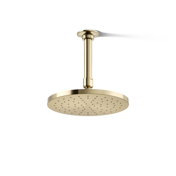 KOHLER K-13688-G Contemporary round 8" single-function rainhead, 1.75 gpm, vibrant french gold - view 5
