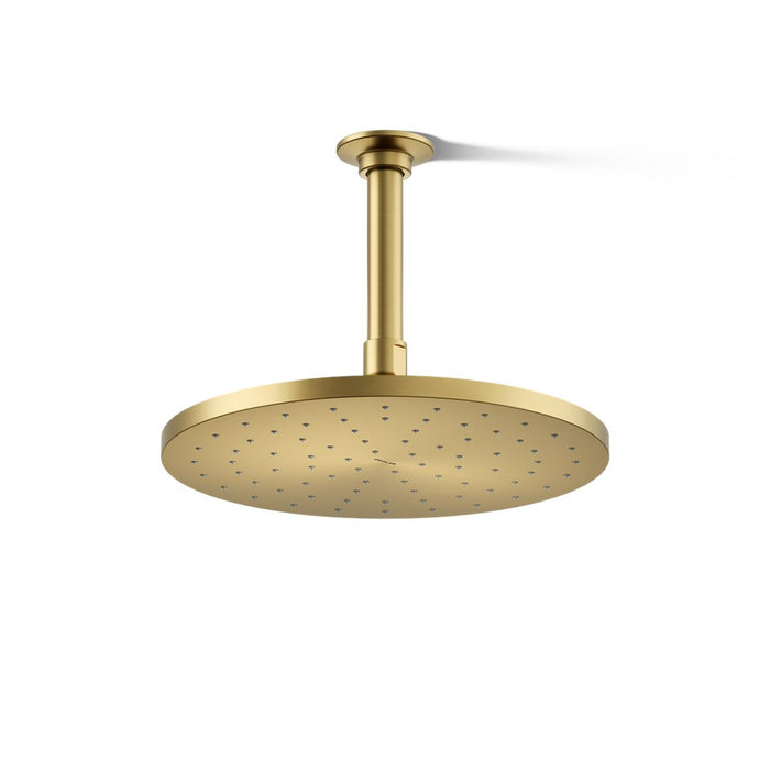 KOHLER K-13689 Contemporary Round 10" Single-function Rainhead, 2.5 GPM