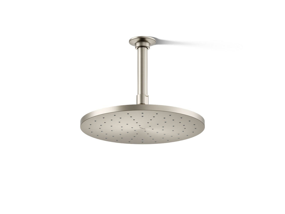 KOHLER K-13689 Contemporary Round 10" Single-function Rainhead, 2.5 GPM