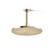 KOHLER K-13689 Contemporary Round 10" Single-function Rainhead, 2.5 GPM, vibrant french gold