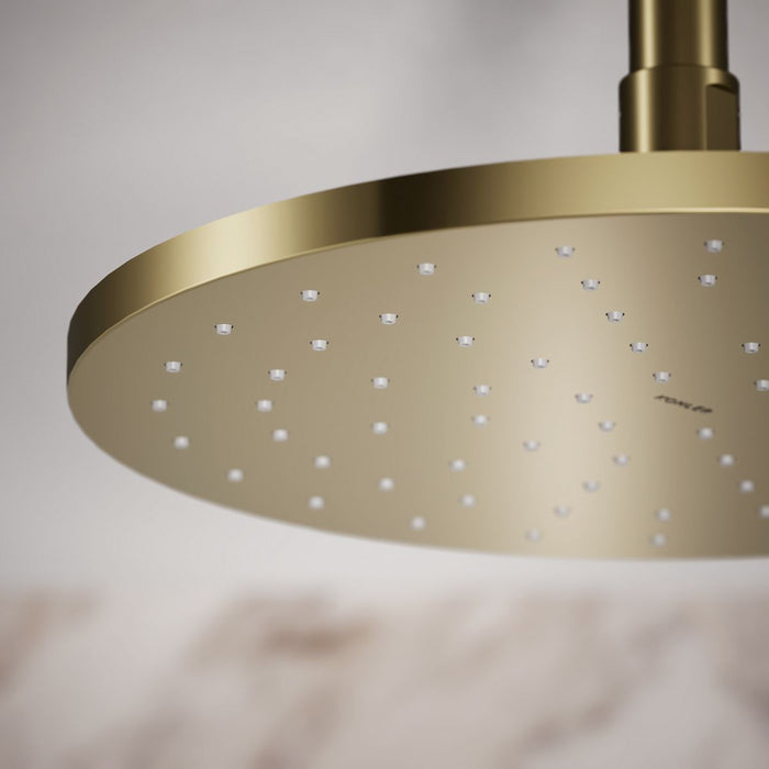 KOHLER K-13689 Contemporary Round 10" Single-function Rainhead, 2.5 GPM