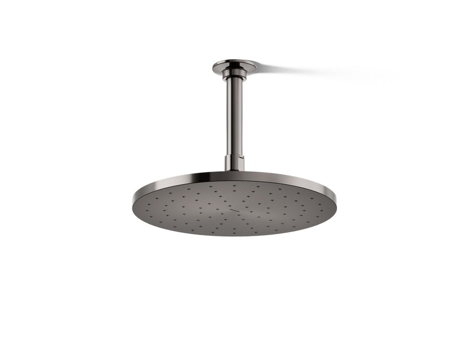 KOHLER K-13689 Contemporary Round 10" Single-function Rainhead, 2.5 GPM, vibrant titanium