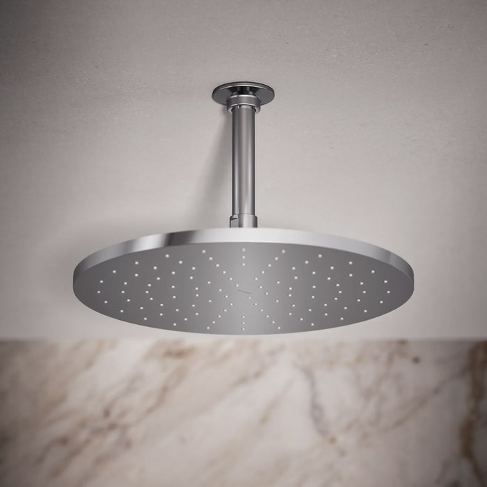 KOHLER K-13690 Contemporary Round 12" Single-function Rainhead, 2.5 GPM, polished chrome - view 3