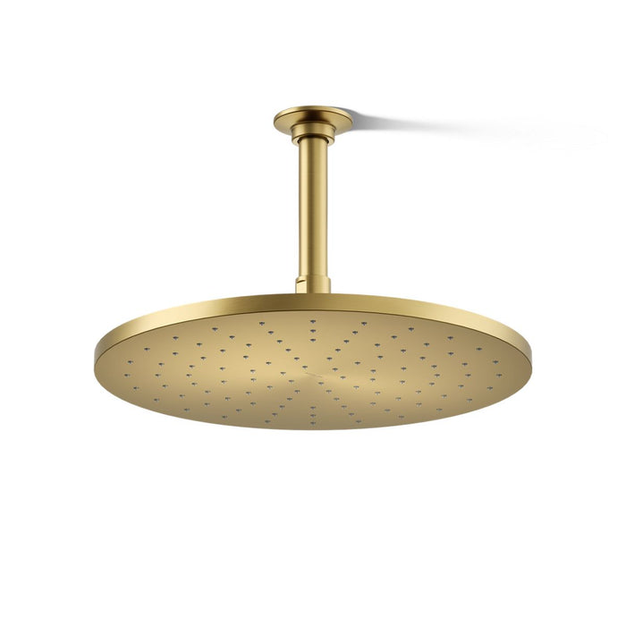 KOHLER K-13690 Contemporary Round 12" Single-function Rainhead, 2.5 GPM