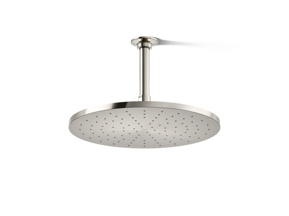 KOHLER K-13690 Contemporary Round 12" Single-function Rainhead, 2.5 GPM
