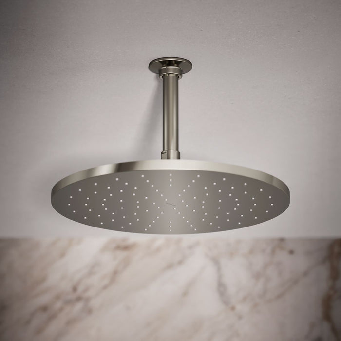 KOHLER K-13690 Contemporary Round 12" Single-function Rainhead, 2.5 GPM