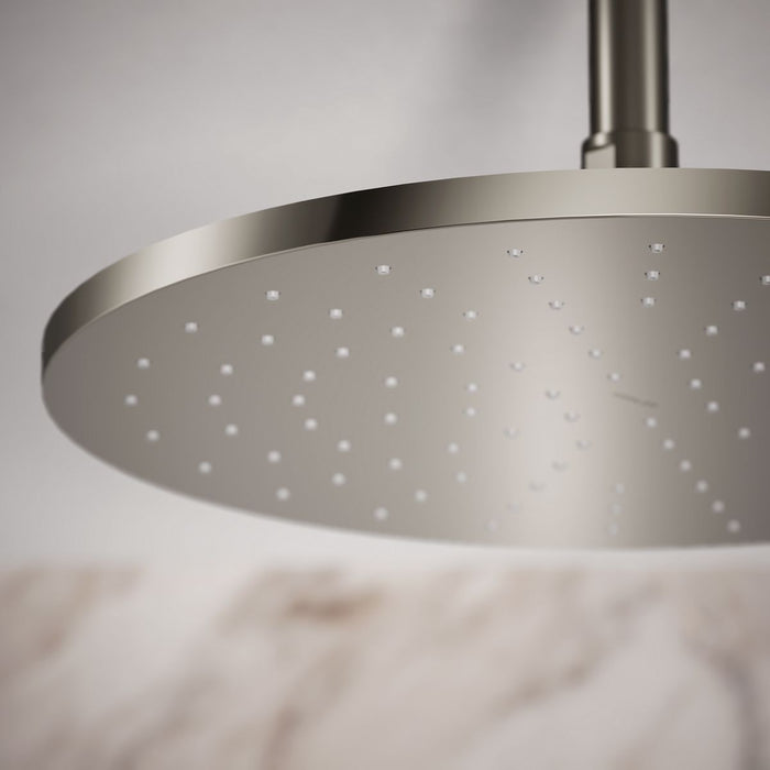 KOHLER K-13690 Contemporary Round 12" Single-function Rainhead, 2.5 GPM