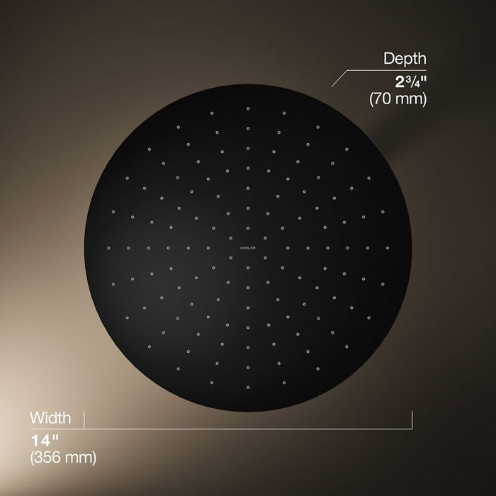 3/4 view of product with dimensions