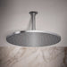 KOHLER K-13691 Contemporary Round 14” Single-function Rainhead, 2.5 GPM, Polished Chrome - Shows close up detail of product i