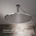 KOHLER K-13691 Contemporary Round 14” Single-function Rainhead, 2.5 GPM, Polished Chrome - image focused on single product st