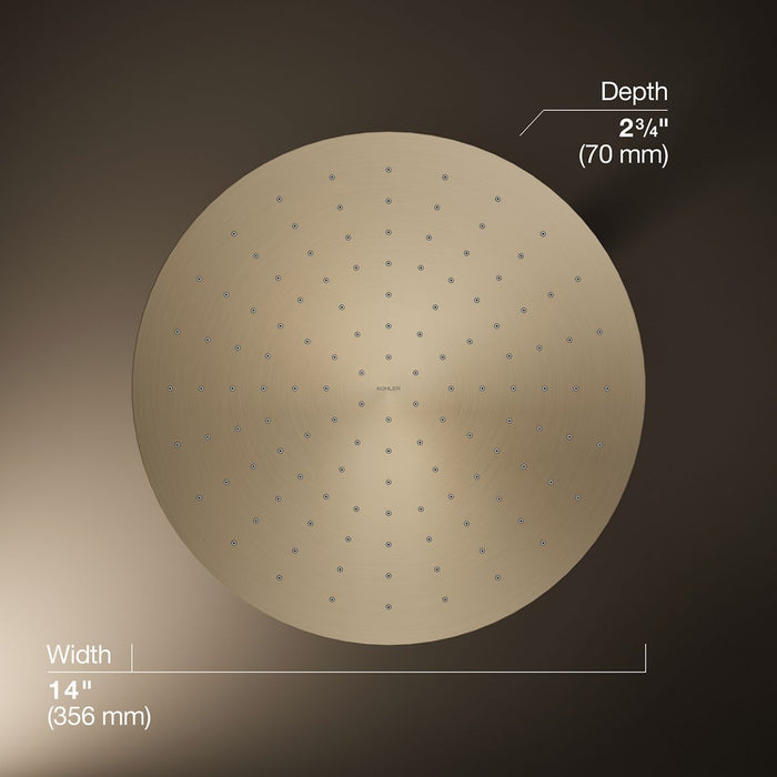 3/4 view of product with dimensions