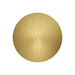 KOHLER K-13691 Contemporary Round 14” Single-function Rainhead, 2.5 GPM, Vibrant Brushed Moderne Brass - front view of produc
