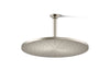 KOHLER K-13691 Contemporary Round 14” Single-function Rainhead, 2.5 GPM, Vibrant Brushed Nickel - 3/4 view of product