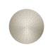 KOHLER K-13691 Contemporary Round 14” Single-function Rainhead, 2.5 GPM, Vibrant Brushed Nickel - front view of product