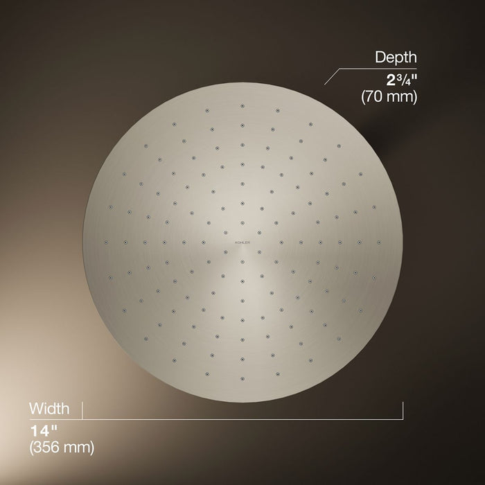 3/4 view of product with dimensions