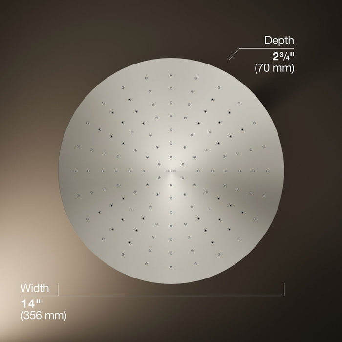 3/4 view of product with dimensions