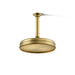 KOHLER K-13692 8" Single-function Rainhead, 2.5 GPM, vibrant brushed moderne brass - view 3