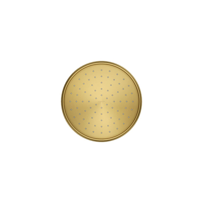 KOHLER K-13692 8" Single-function Rainhead, 2.5 GPM, vibrant brushed moderne brass - view 4