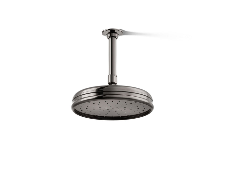 KOHLER K-13692 8" Single-function Rainhead, 2.5 GPM, vibrant titanium