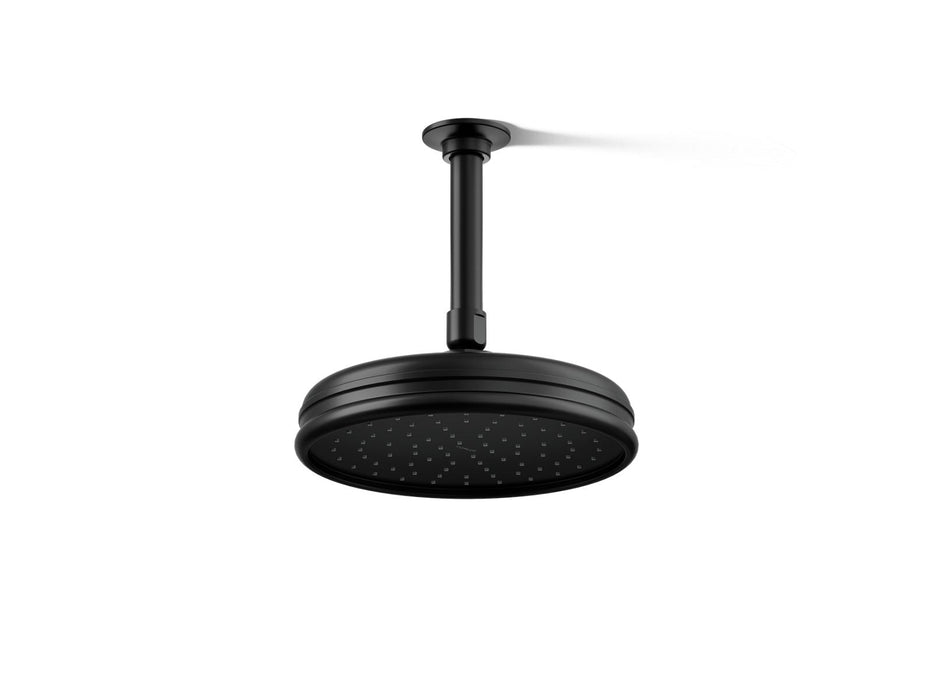 KOHLER K-13692-G 8" 1.75 gpm rainhead with Katalyst air-induction technology, matte black