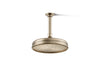 KOHLER K-13692-G 8" 1.75 gpm rainhead with Katalyst air-induction technology, vibrant brushed bronze