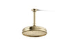 KOHLER K-13692-G 8" 1.75 gpm rainhead with Katalyst air-induction technology, vibrant french gold