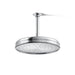 KOHLER K-13693 Traditional 10" Single-function Rainhead, 2.5 GPM, polished chrome - view 3