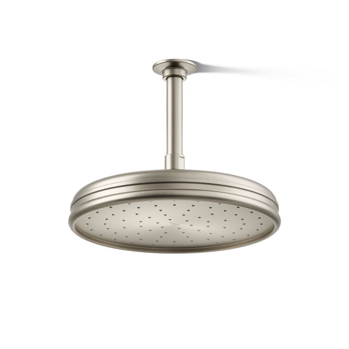 KOHLER K-13693 Traditional 10" Single-function Rainhead, 2.5 GPM