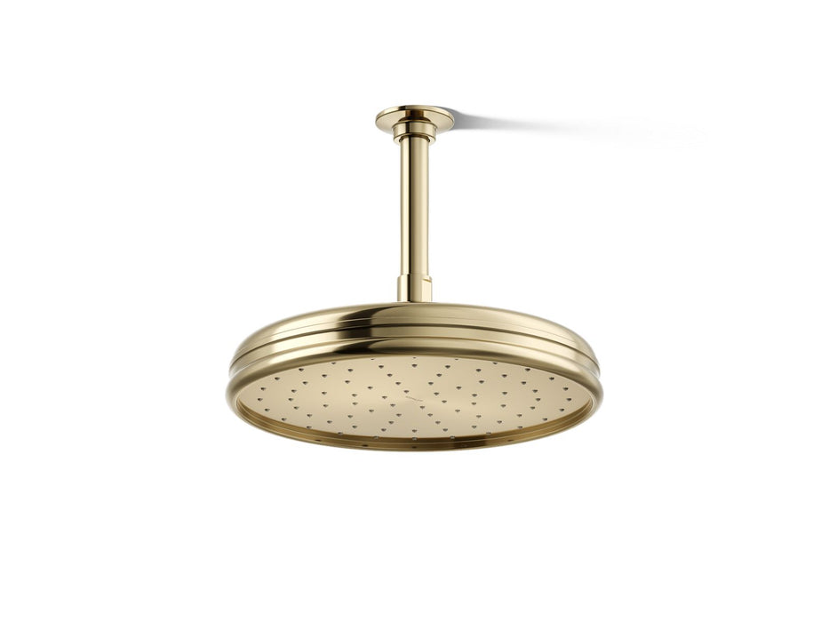 KOHLER K-13693 Traditional 10" Single-function Rainhead, 2.5 GPM